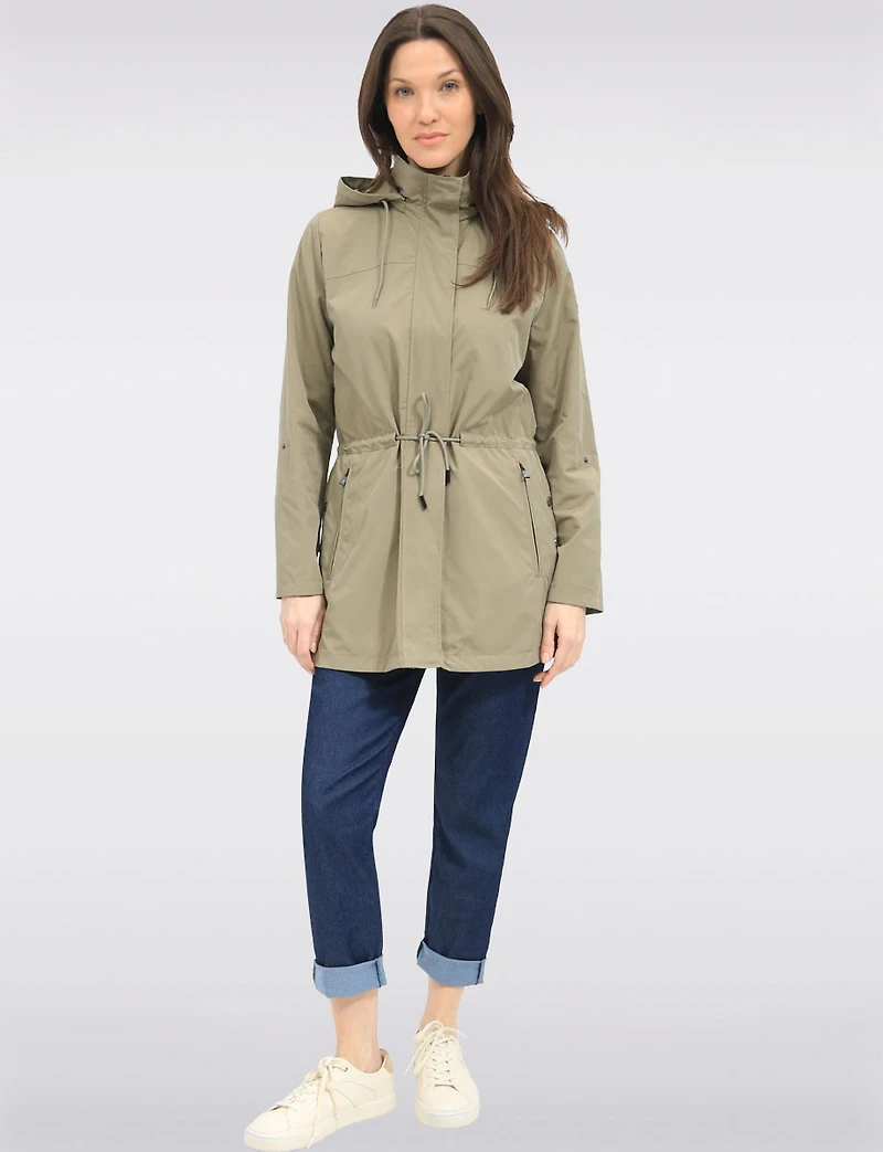 Veste-Parka Polyvalent Imperméable Breathe-Tech® avec Capuche Amovible par Saki