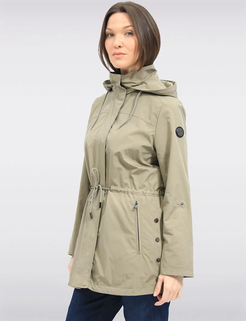 Veste-Parka Polyvalent Imperméable Breathe-Tech® avec Capuche Amovible par Saki