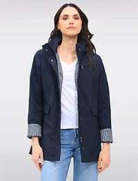 Manteau Imperméable Breathe-Tech® en Végan Avec Capuche Amovible par Saki