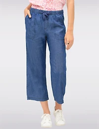 Pantalon Large Léger Avec Cordon De Serrage & Poches par Dash