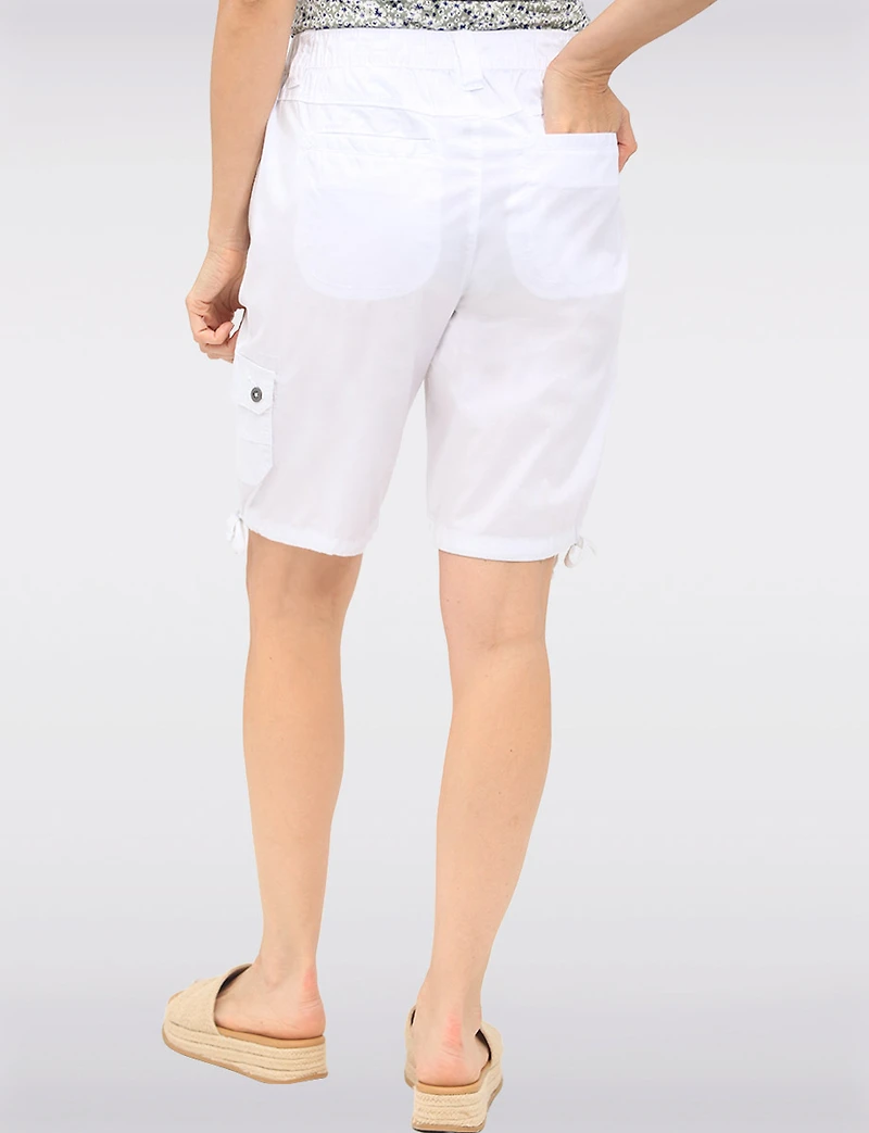 Bermuda Coton avec Taille Élastique & Ourlet Froncé Ajustable par Dash