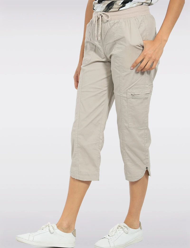 Capri Cargo Court Léger  Enfiler Avec Taille Mi-haute par Dash