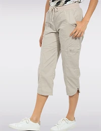 Capri Cargo Court Léger  Enfiler Avec Taille Mi-haute par Dash