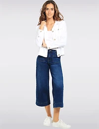 Veste Coupe Camionneur Légère en Mélange de Lin Uni avec Poches Par Dash