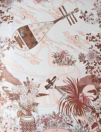 Écharpe Large Luxueuse et Douce avec Imprimé Floral Intemporel – Chic & Raffinée