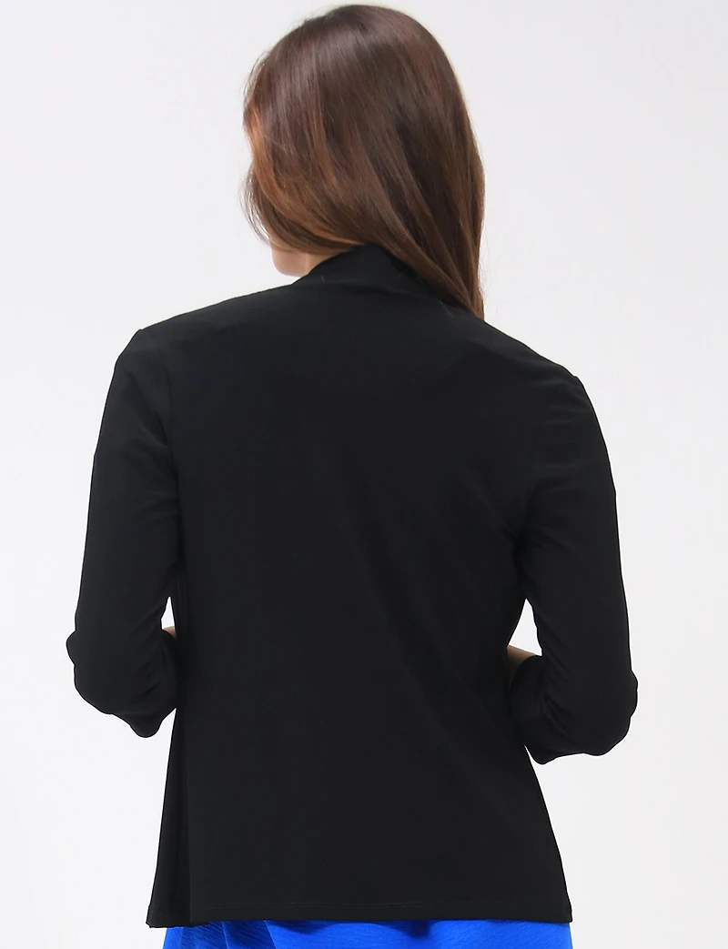 Cardigan Léger et Fluid Ouvert à Manches 3/4 -Tricot Doux & Polyvalent par Perle