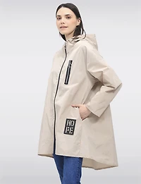 Veste Coupe-vent Ultralégère À Capuche Et Poches Zippées Par Froccella