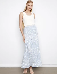 Robe Jupe Floral Élégante 2-en-1 Convertible à Bretelles Amovibles par Charlie B