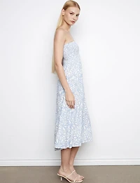 Robe Jupe Floral Élégante 2-en-1 Convertible à Bretelles Amovibles par Charlie B