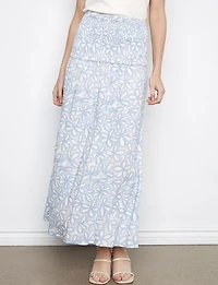 Robe Jupe Floral Élégante 2-en-1 Convertible à Bretelles Amovibles par Charlie B