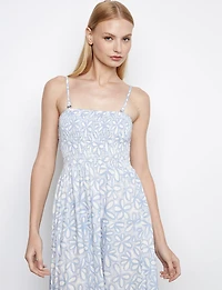 Robe Jupe Floral Élégante 2-en-1 Convertible à Bretelles Amovibles par Charlie B