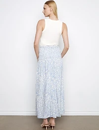 Robe Jupe Floral Élégante 2-en-1 Convertible à Bretelles Amovibles par Charlie B