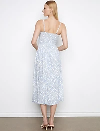 Robe Jupe Floral Élégante 2-en-1 Convertible à Bretelles Amovibles par Charlie B