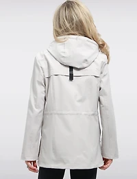 Manteau Végan Breathe-Tech® Softshell avec Capuche Amovible par Saki