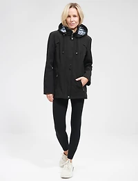 Manteau Végan Breathe-Tech® Softshell avec Capuche Amovible par Saki