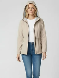 Parka Active Imperméable Légère à Coupe Ajustée avec Capuche par Free Country