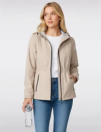 Parka Active Imperméable Légère à Coupe Ajustée avec Capuche par Free Country