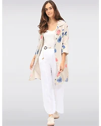 Pantalon Large en Lin par Froccella
