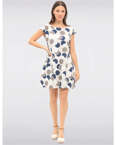 Robe à Manches Courtes Pois par Froccella