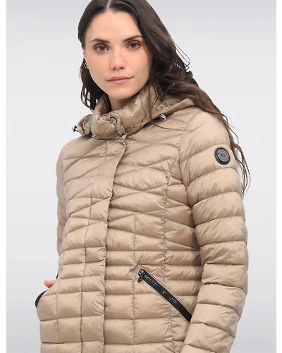 Doudoune Matelassée Capuche Saki