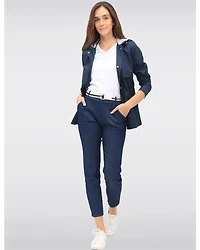 Parka Ceinturé Vegan Ajusté Point Zero