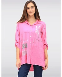 Chemise Script Métallique Froccella