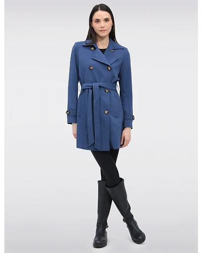 Trench Ceinturé Double-Boutonnage par Saki