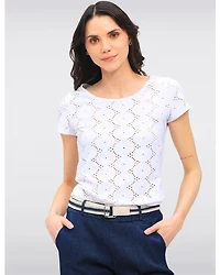 Haut à Broderie Florale par Vamp