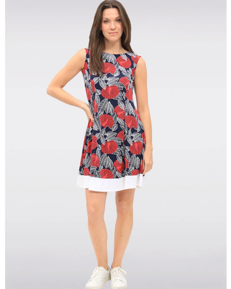 Robe A-Ligne Sans Manches par Vamp