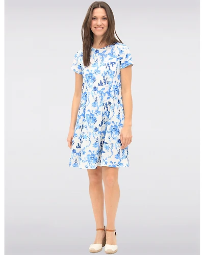 Robe Florale Mi-Longue par Vamp