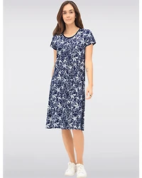 Robe Ligne-A Fleurie Bleue par Vamp