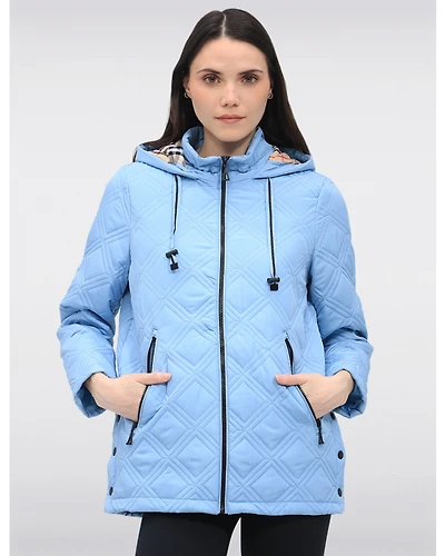 Veste Matelassée Végane à Capuche Saki