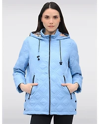 Veste Matelassée Végane à Capuche Saki