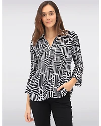 Chemise Plissée B&W Chic par Ninety