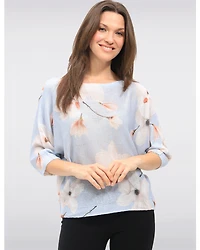 Haut Tricot Manches Dolman Fleur Froccella
