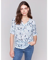 Blouse Coton Imprimé Charlie B