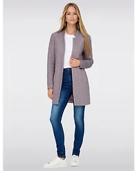 Manteau Cardigan Coton Mélangé par ONLY