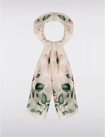 Manteaux Manteaux | La maison du manteau au Québec Foulard Long Oblong Polyvalent à Motif Floral Luxueux