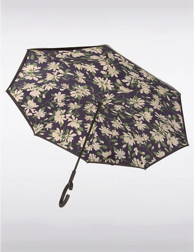 Manteaux Manteaux | La maison du manteau au Québec Parapluie Réversible Polyvalent Multicolore avec Motif de Fleurs et de Feuilles