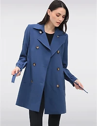 Trench Ceinturé Double-Boutonnage par Saki