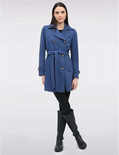 Trench Ceinturé Double-Boutonnage par Saki