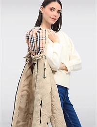 Veste Matelassée Végane à Capuche Saki