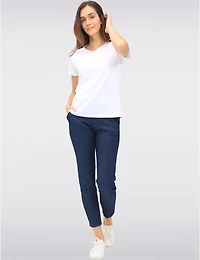 T-shirt Col V Coton Vegan par Point Zero