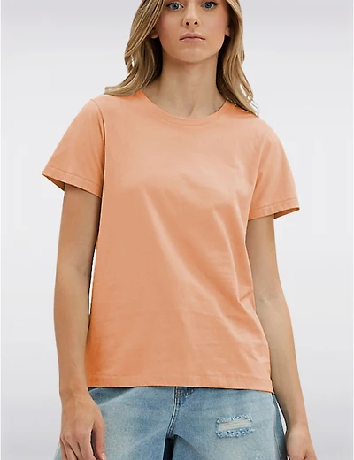 T-shirt Col Rond Coton Vegan par Point Zero