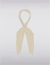 Manteaux | La maison du manteau au Québec Foulard Triangulaire Luxueux et Doux avec Franges en Dentelle par Saki