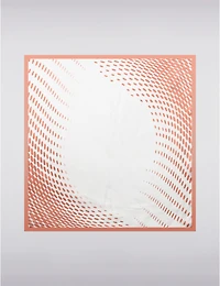 Manteaux Manteaux | La maison du manteau au Québec Foulard Carré à Imprimé Géométrique Fini Satiné Élégant