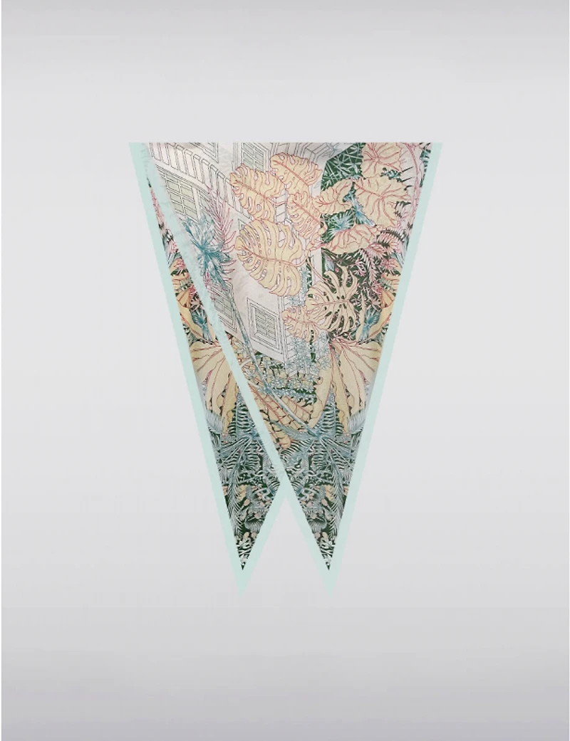 Foulard Triangle Satin