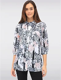 Chemise Imprimée 3/4 par Tango Mango