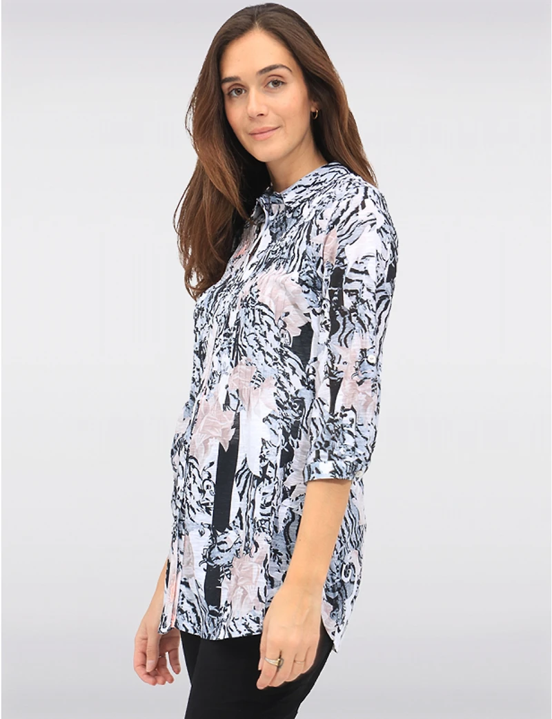 Chemise Imprimée 3/4 par Tango Mango