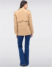 Trench Court Double-Boutonnage Ellen Tracy